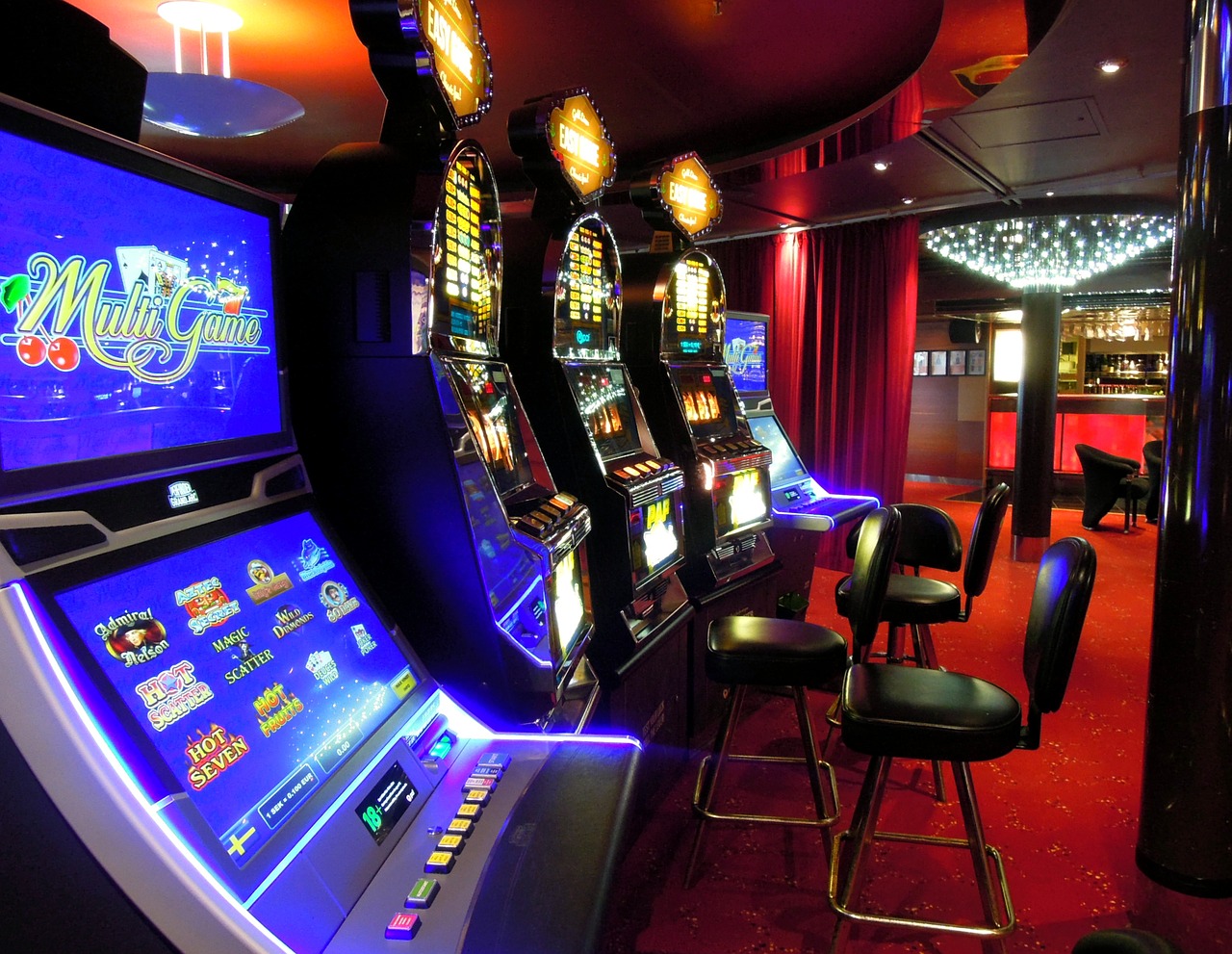 casino slot machines excitement free photo