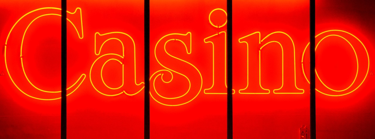 casino neon sign neon free photo