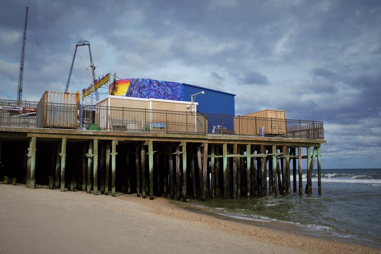 casino pier seaside pier free photo