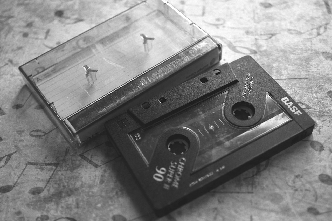cassette audio magnetband free photo