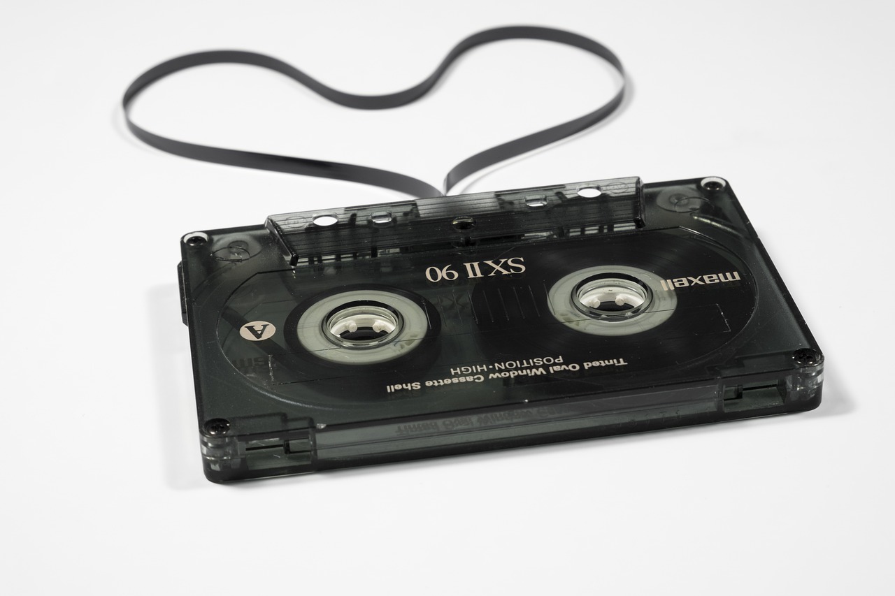 cassette tape magnetband free photo