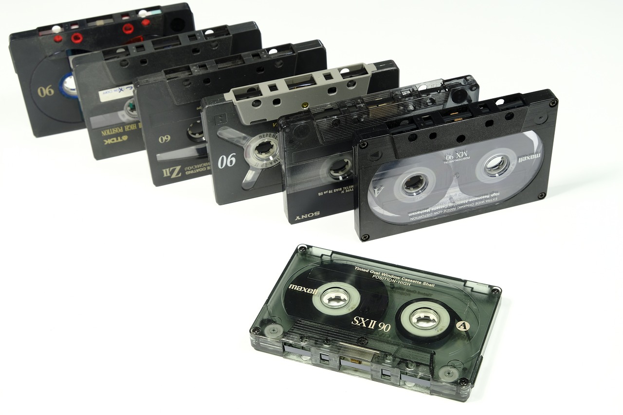 cassette tape magnetband free photo