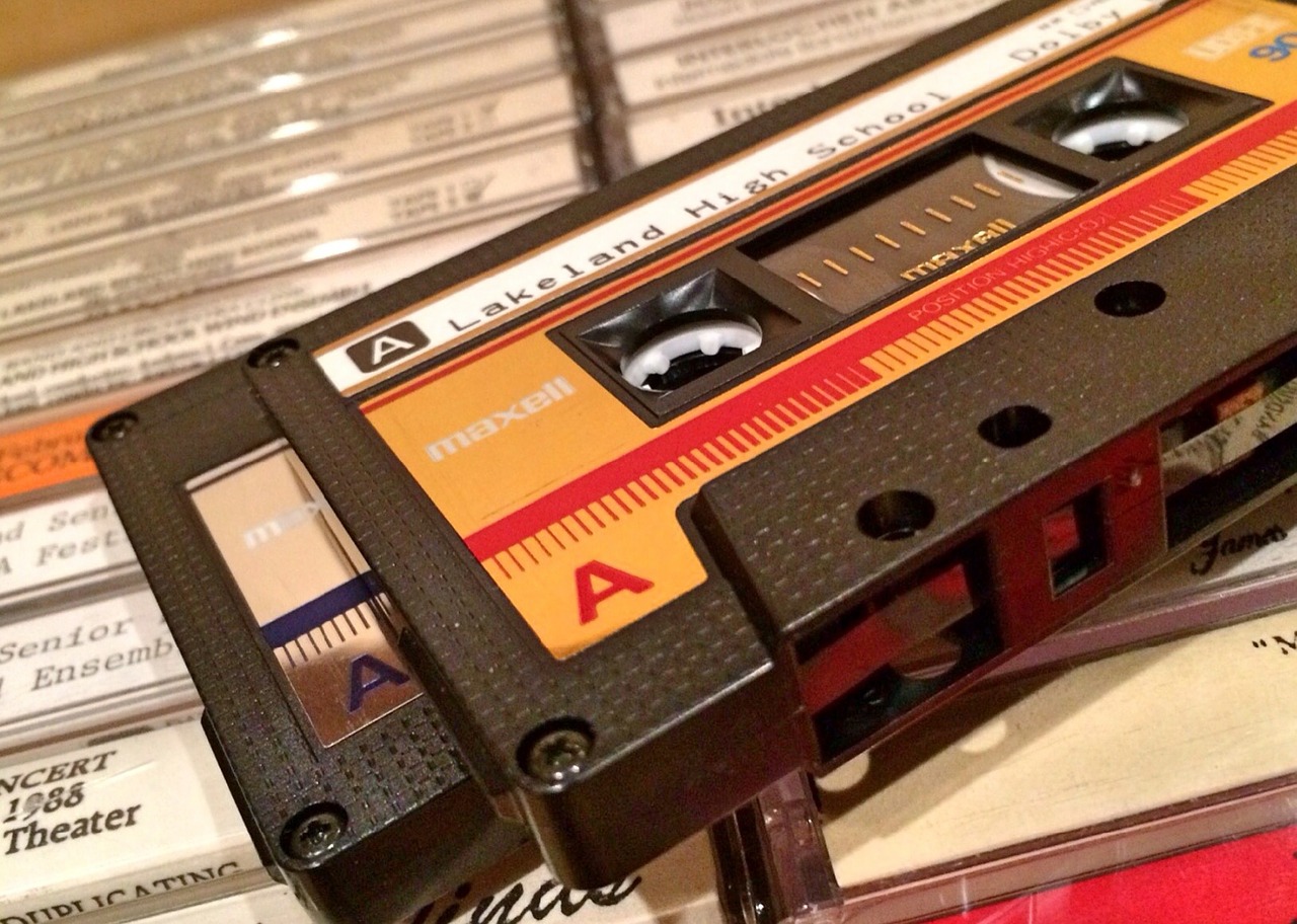 cassette tape music free photo