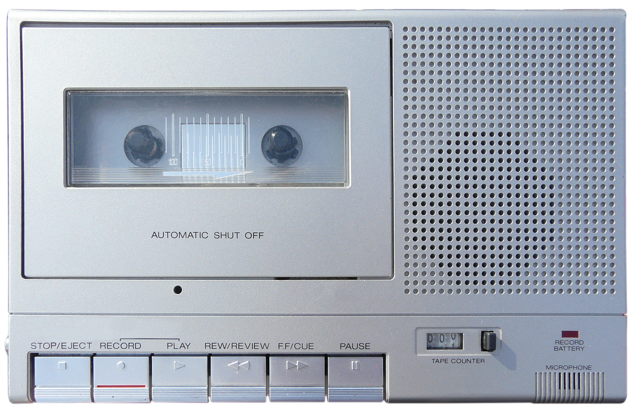 cassette recorder cassette player vintage free photo