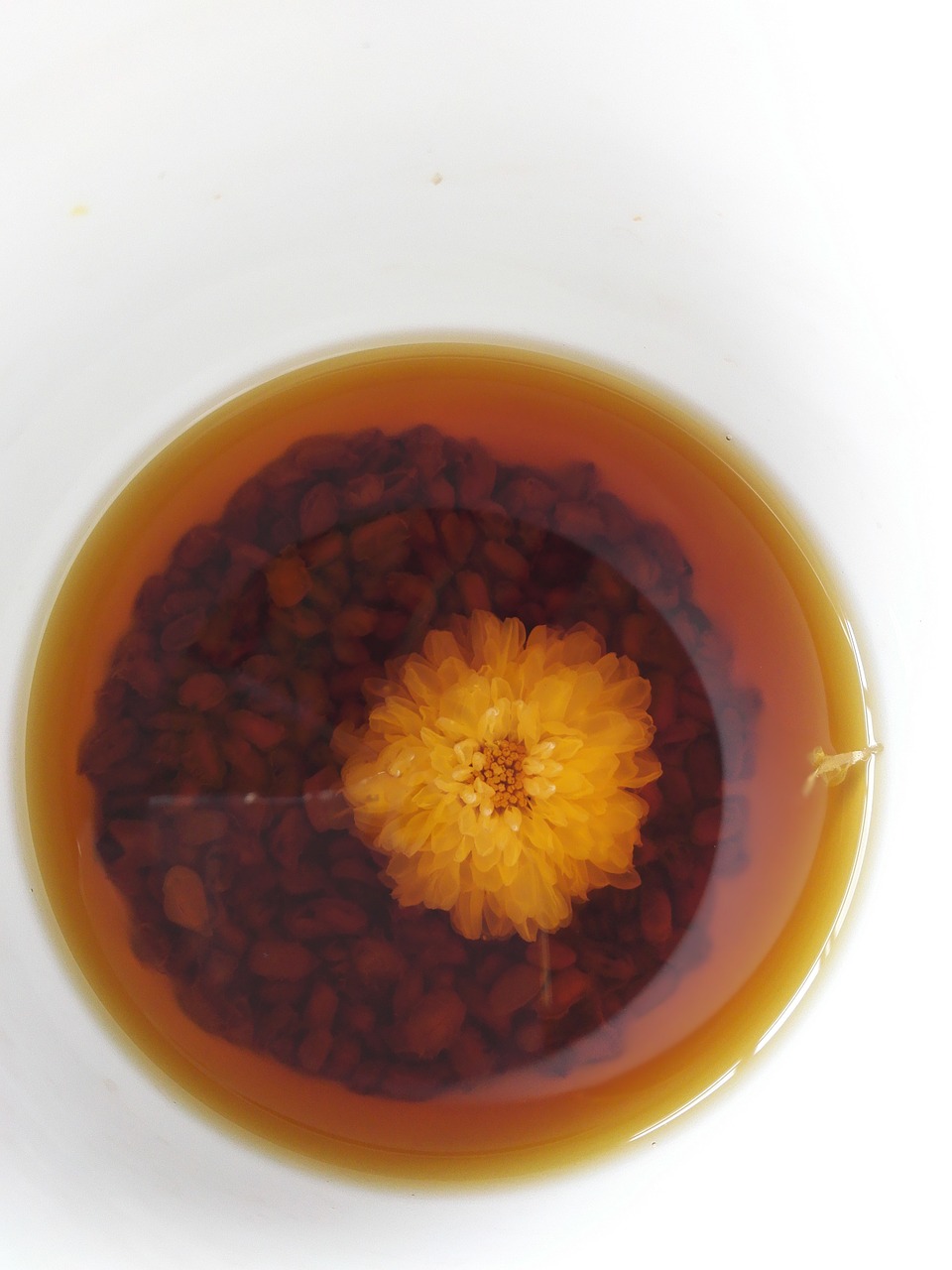 cassia tea chrysanthemum tea free photo