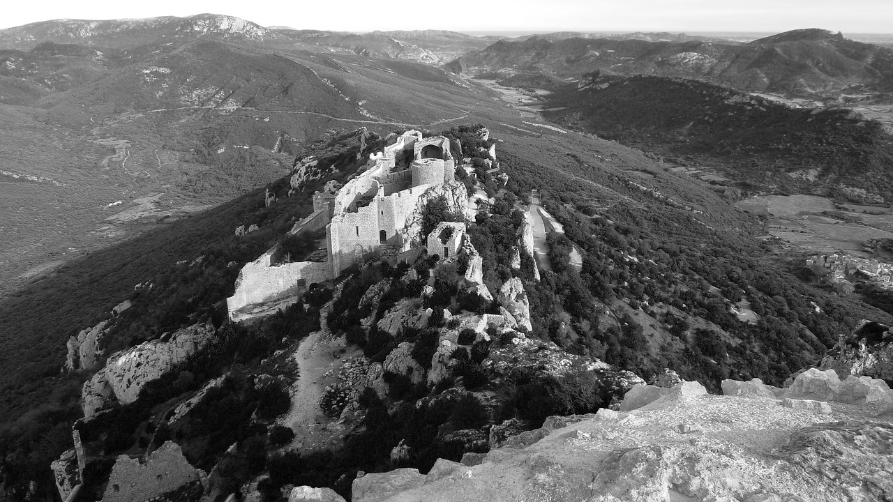 castle cathar castle cathar country free photo