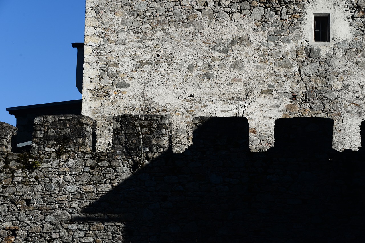castle masonry battlements free photo