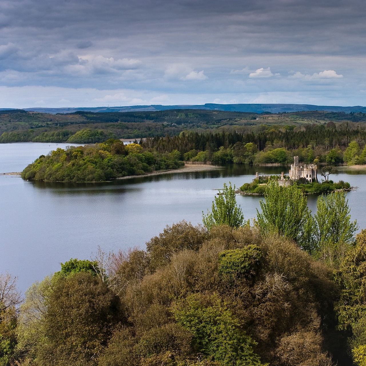 castle irish landscape free photo