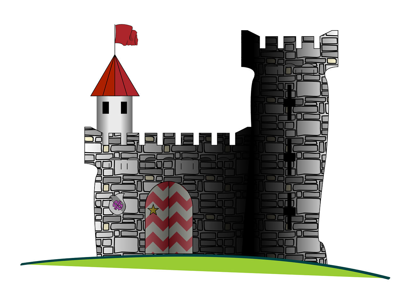 castle catoon style fun free photo