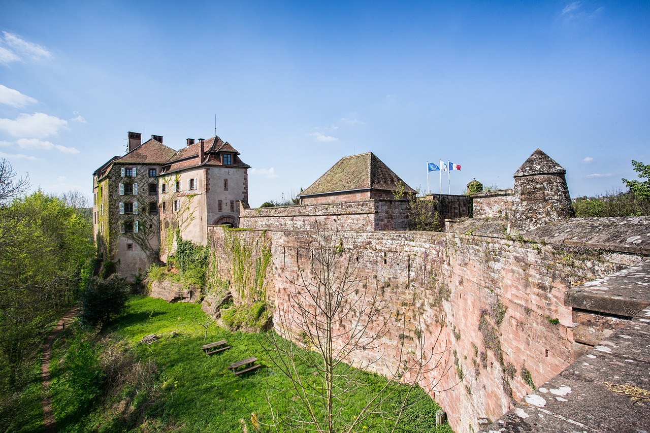 castle village alsace free photo