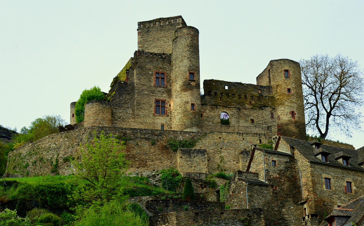 castle belcastel aveyron free photo