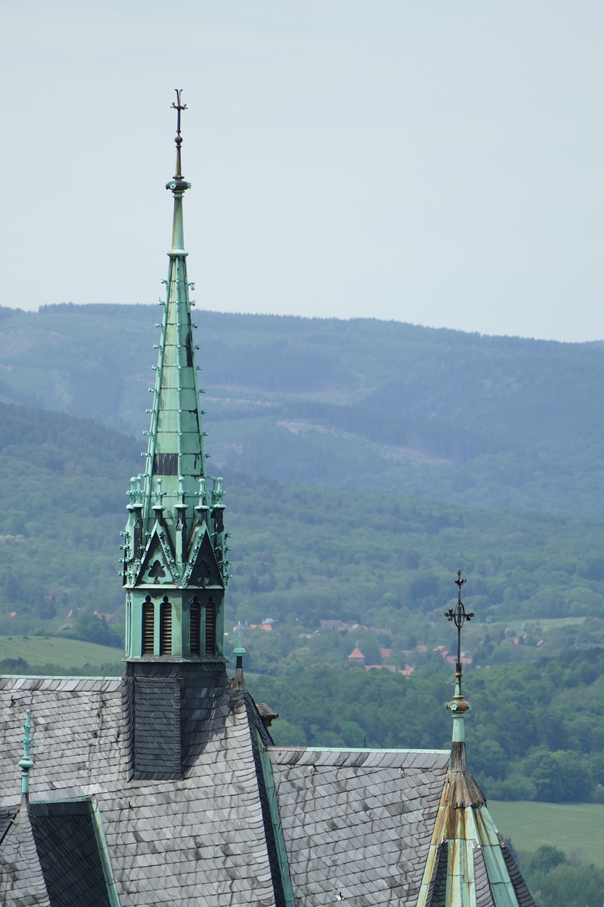 castle wernigerode forest free photo