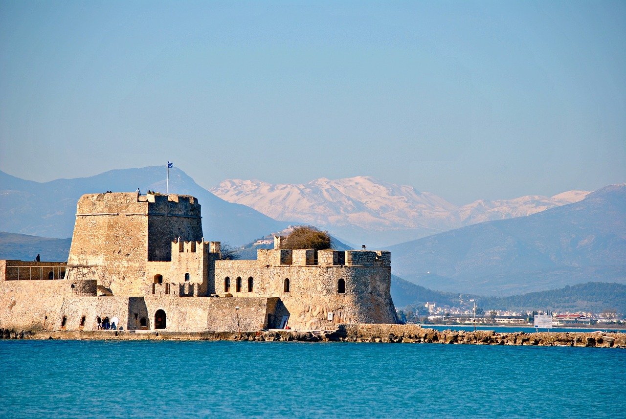 castle greece nafplion free photo