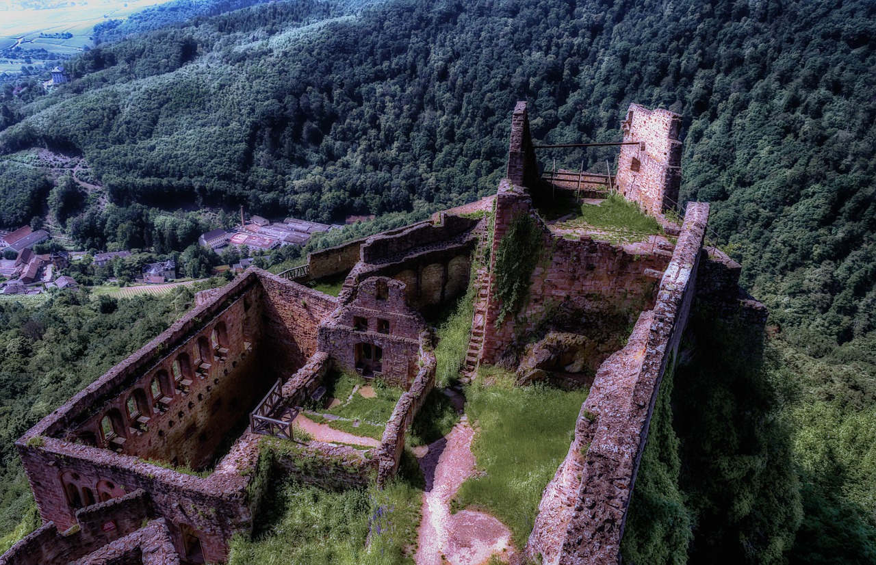 castle ruin middle ages free photo