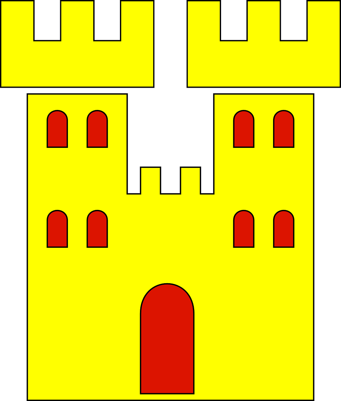 castle heraldic heraldry free photo
