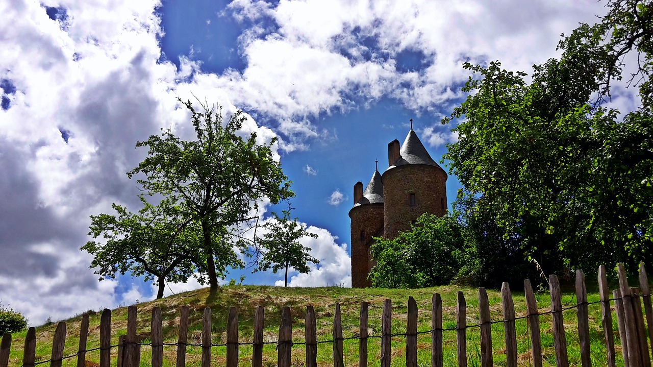 castle burgruine pasture free photo