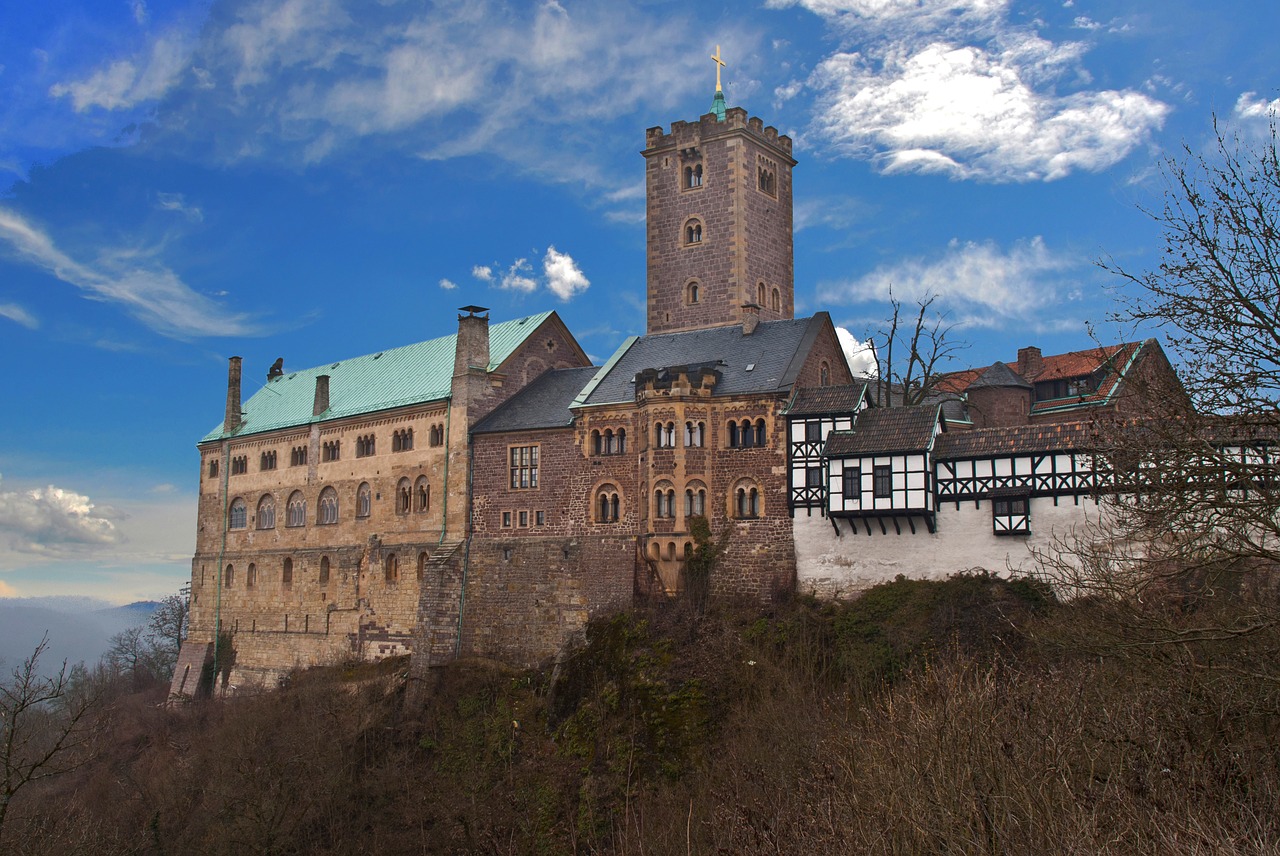castle wartburg castle thuringia germany free photo
