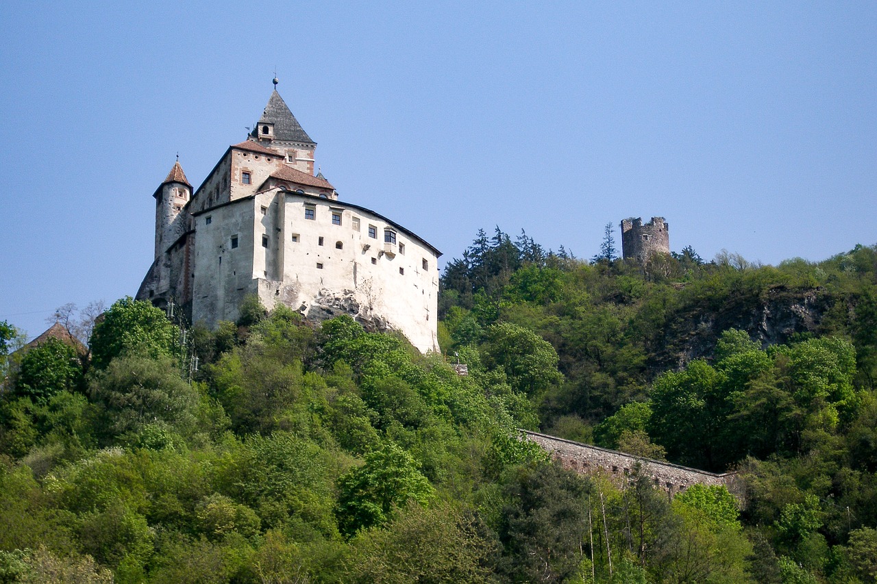 castle summer forest free photo