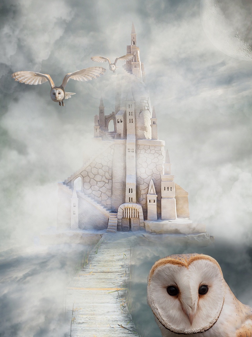 castle owl fairy tales free photo