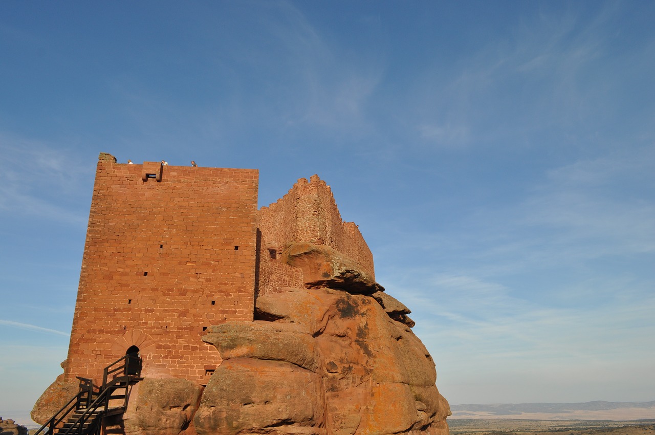 castle teruel architecture free photo