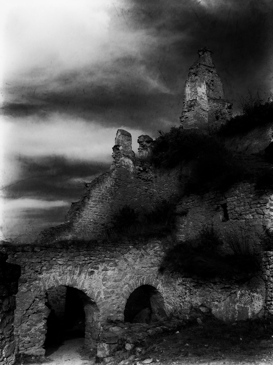 castle fantasy the ruins of the free photo