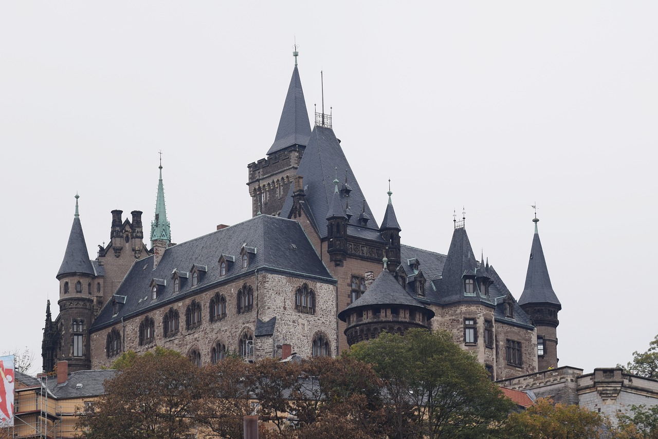 castle wernigerode schlossgarten free photo