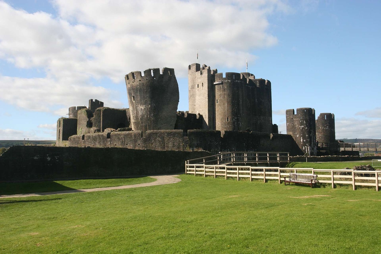 castle wales caerphilly castle free photo