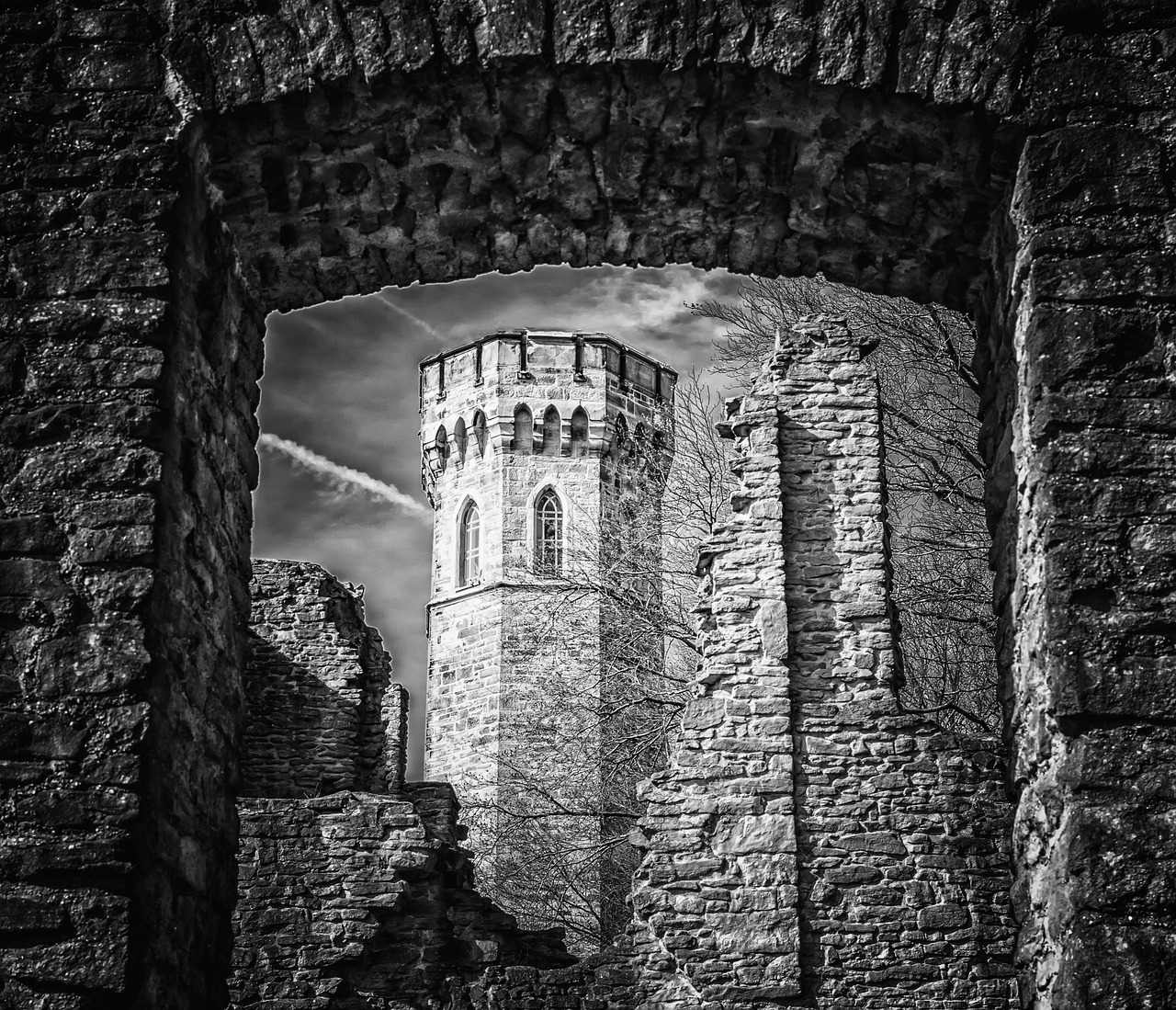 castle tower middle ages free photo
