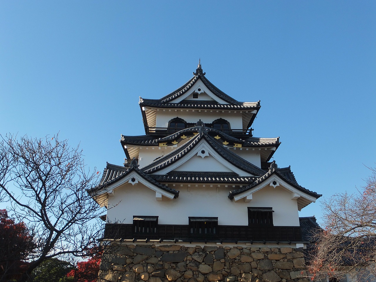 castle japan hikone free photo