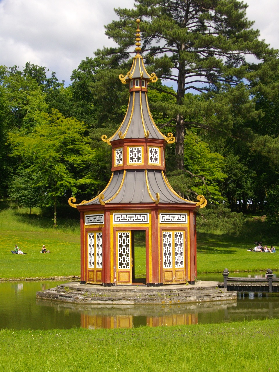 castle pagoda chinoiserie free photo