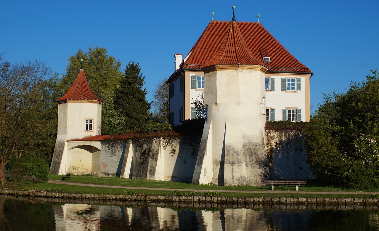 castle towers wall free photo