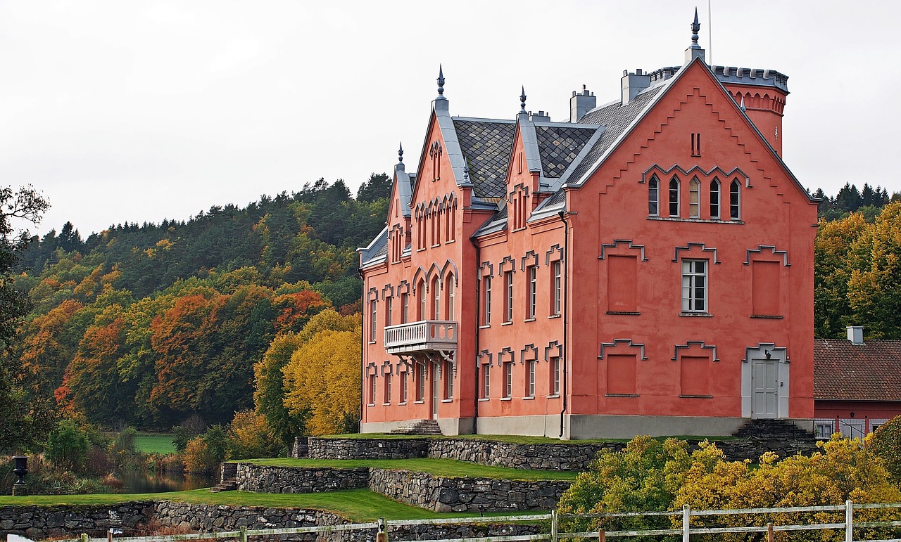 castle sweden halland free photo
