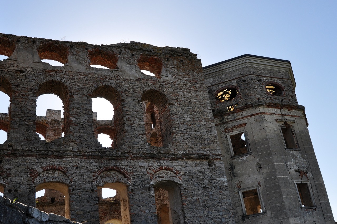 castle ujazd the ruins of the free photo