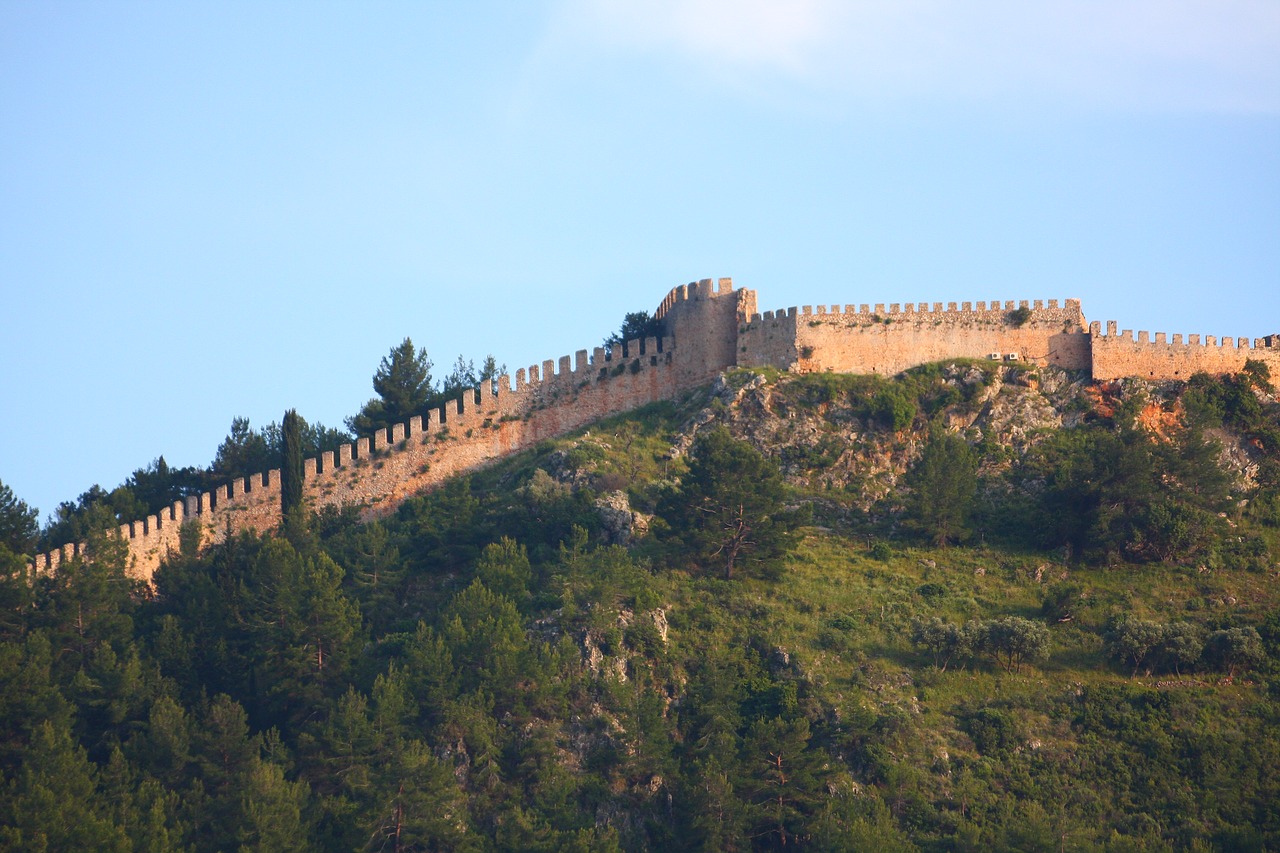 castle alanya tower free photo