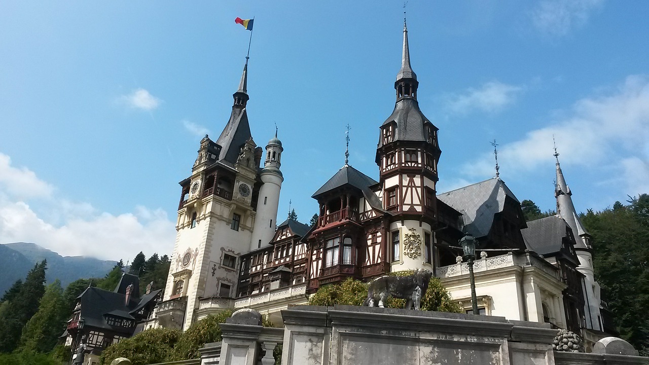 castle romania monument free photo