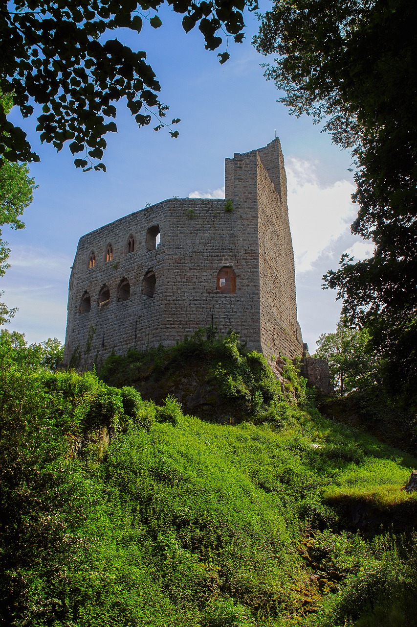 castle ruin france free photo