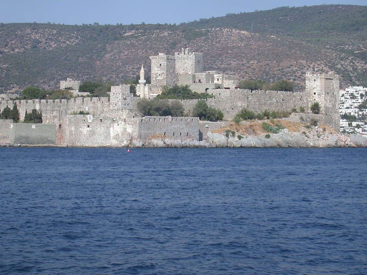 castle fortress sea free photo