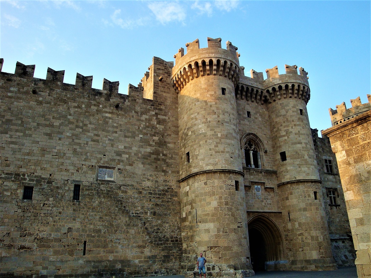 castle rhodes the middle ages free photo