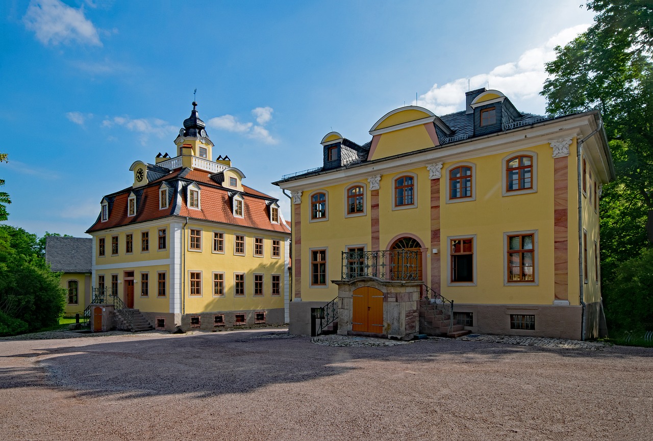 castle belvedere weimar free photo