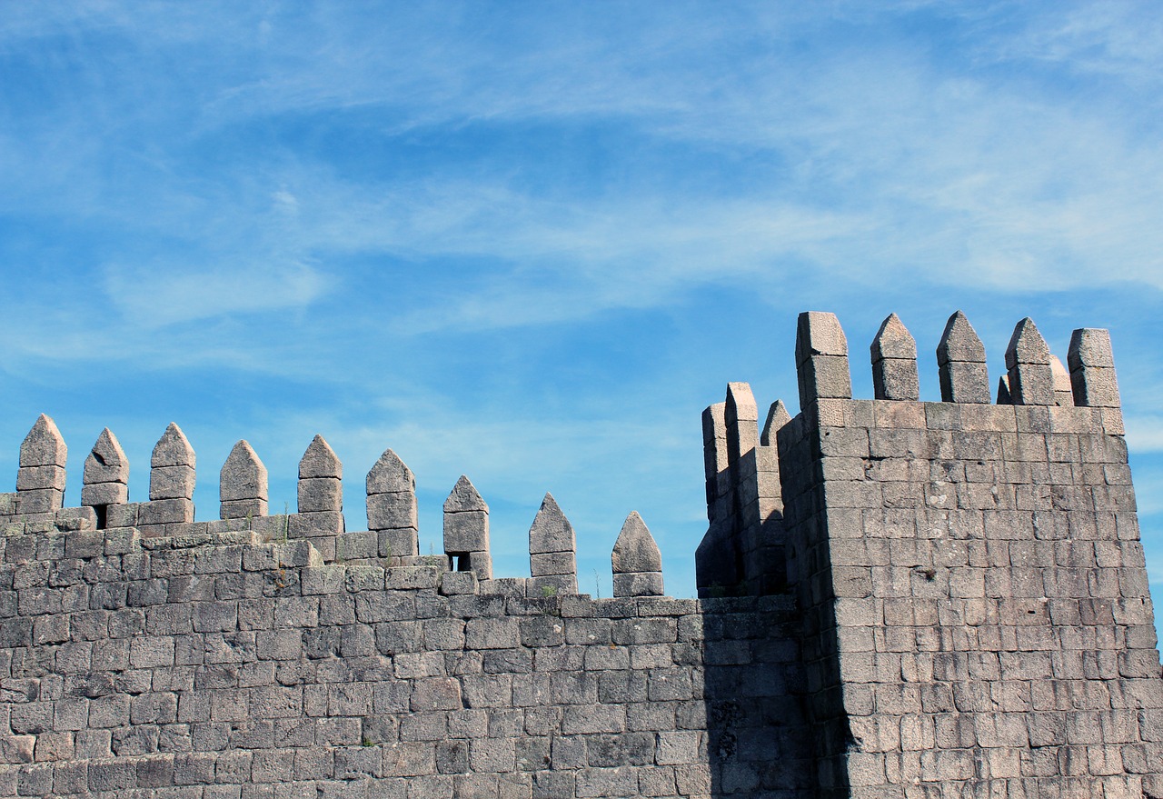 castle pinnacle wall free photo