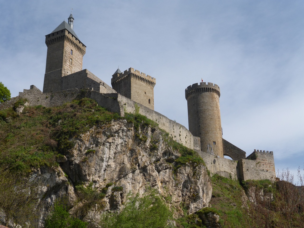 castle foix ariège free photo