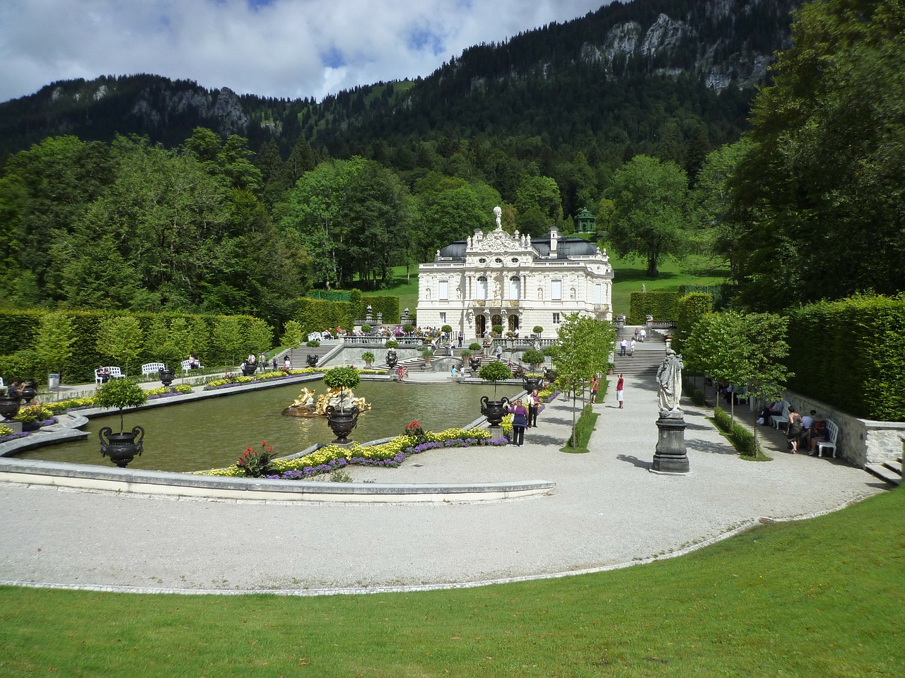 castle linderhof palace king ludwig the second free photo