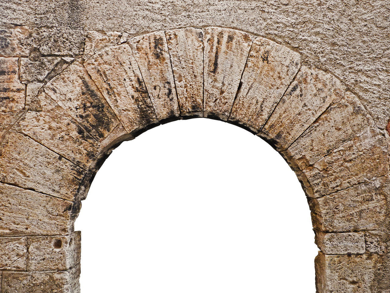 castle ruin archway free photo