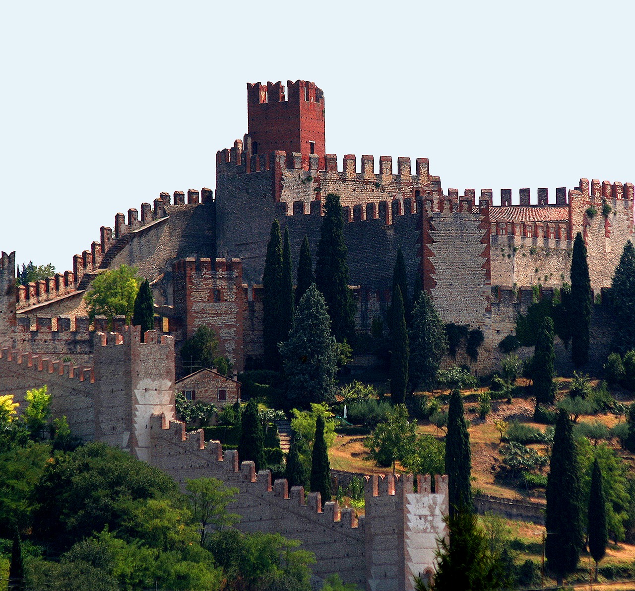 castle spain tower free photo