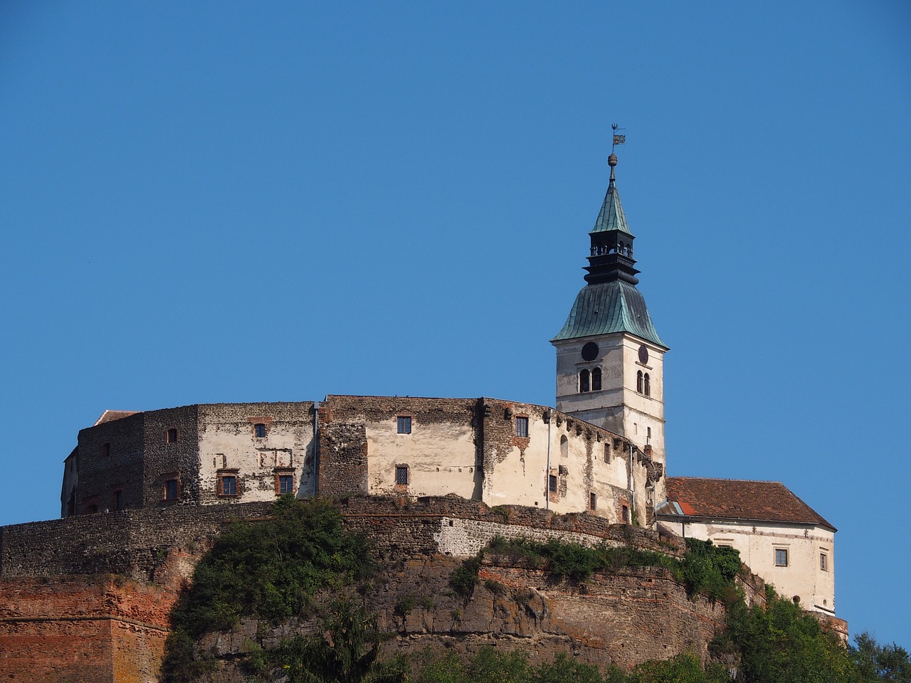 castle burgenland lake free photo