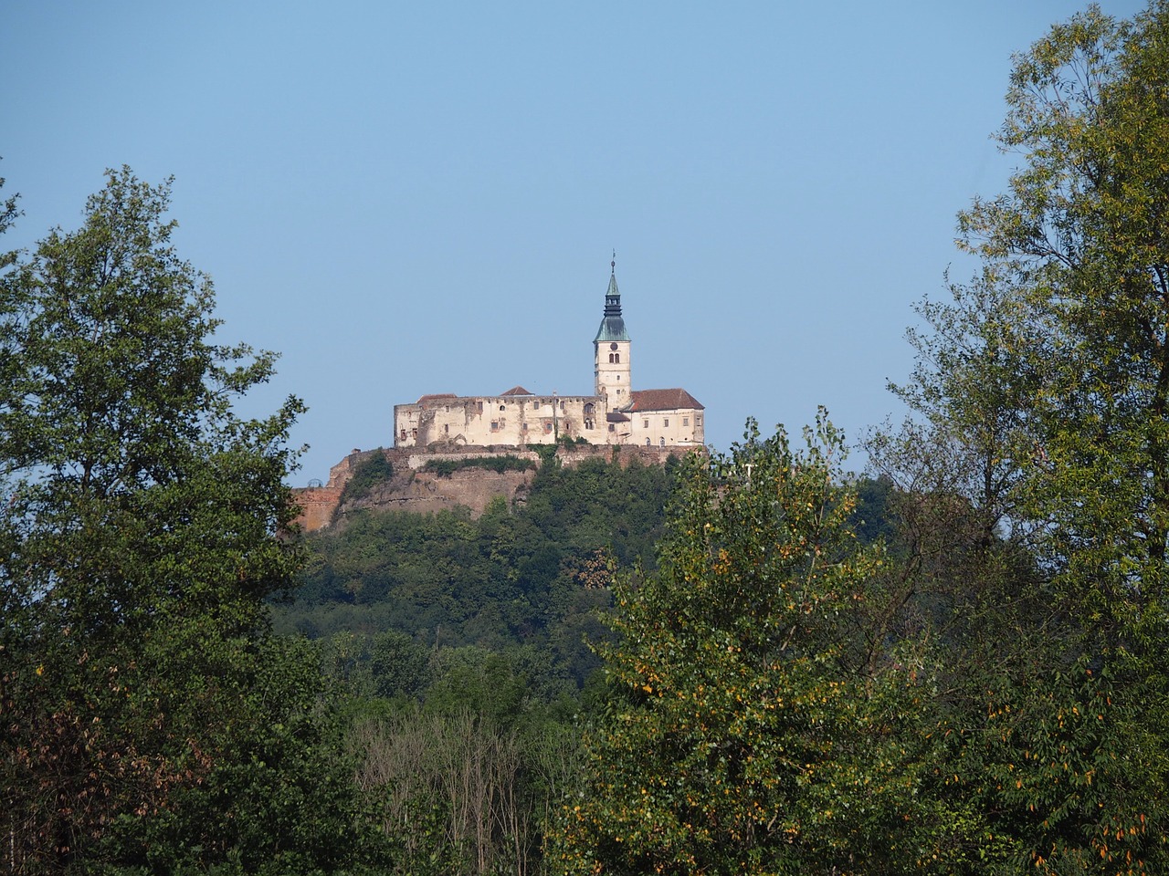 castle burgenland lake free photo