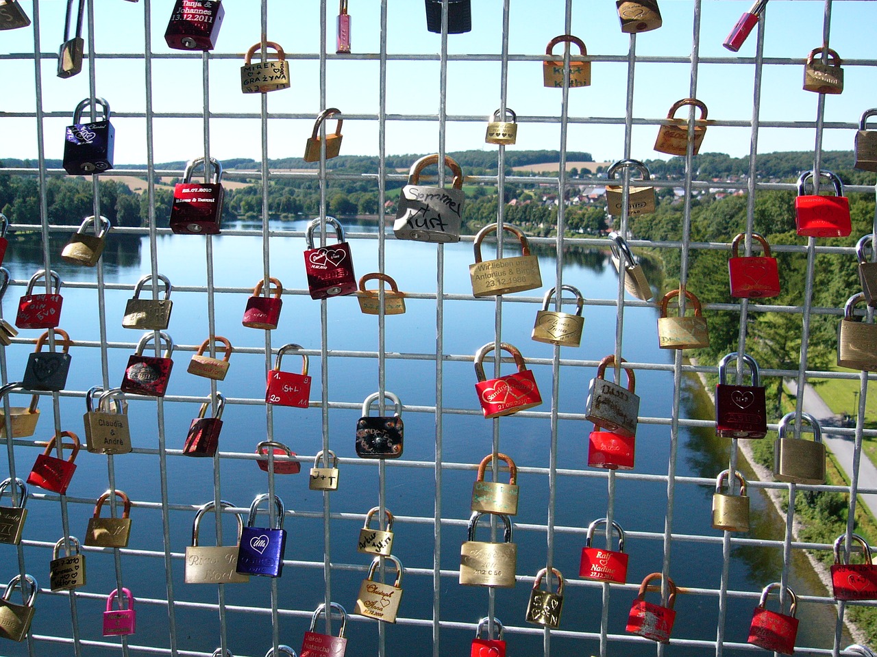 castle fence love free photo