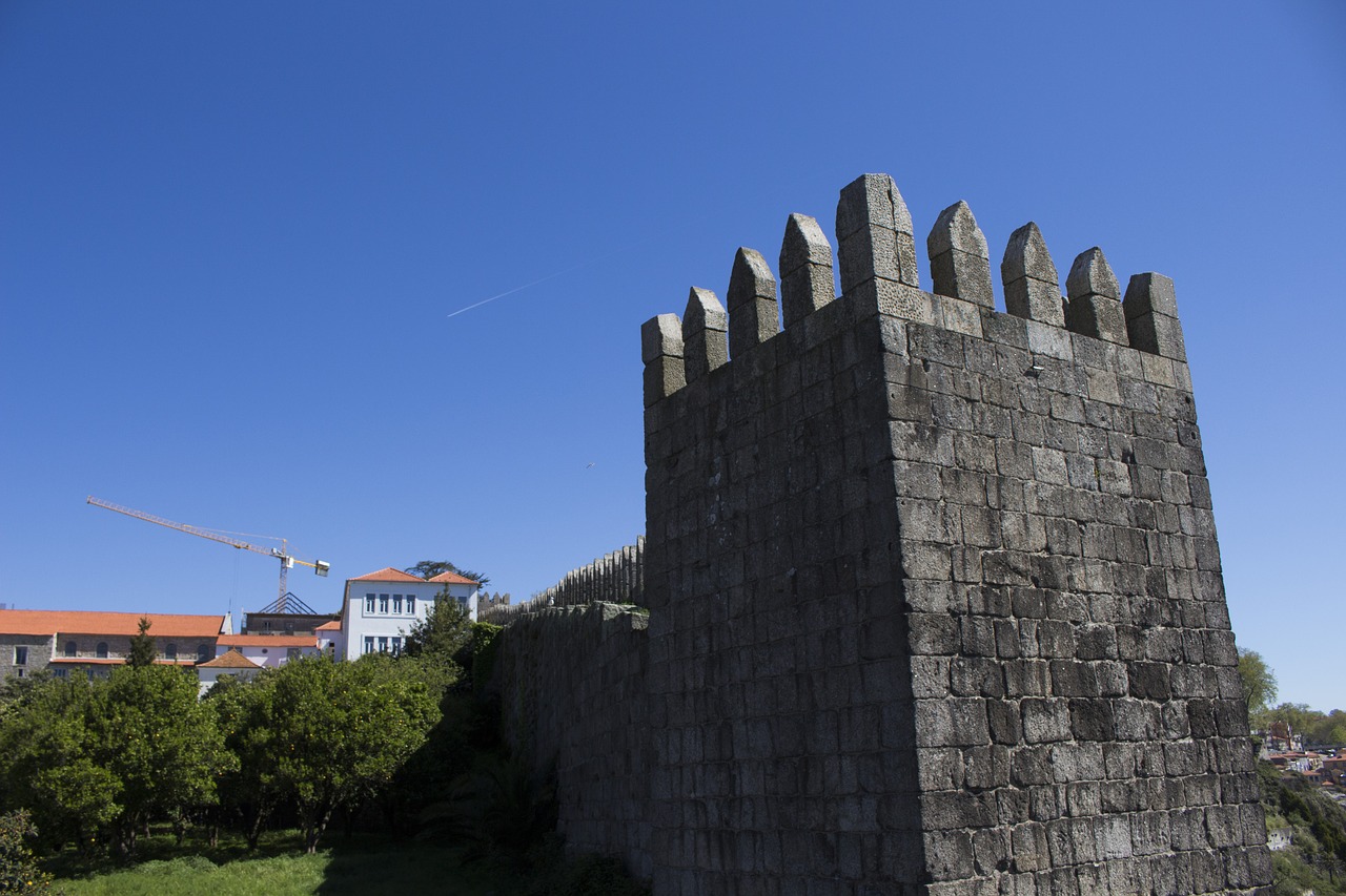 castle wall architecture free photo