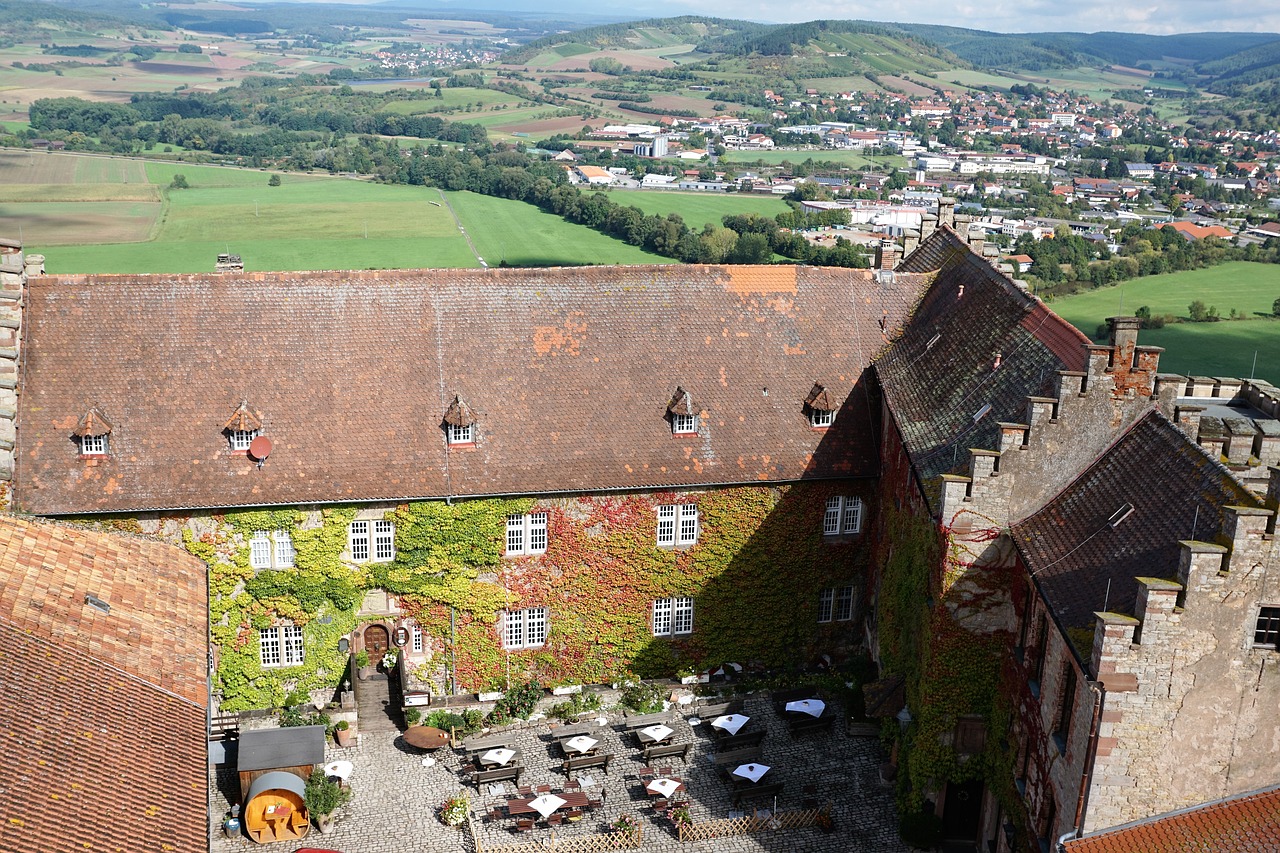 castle saaleck hammelburg free photo