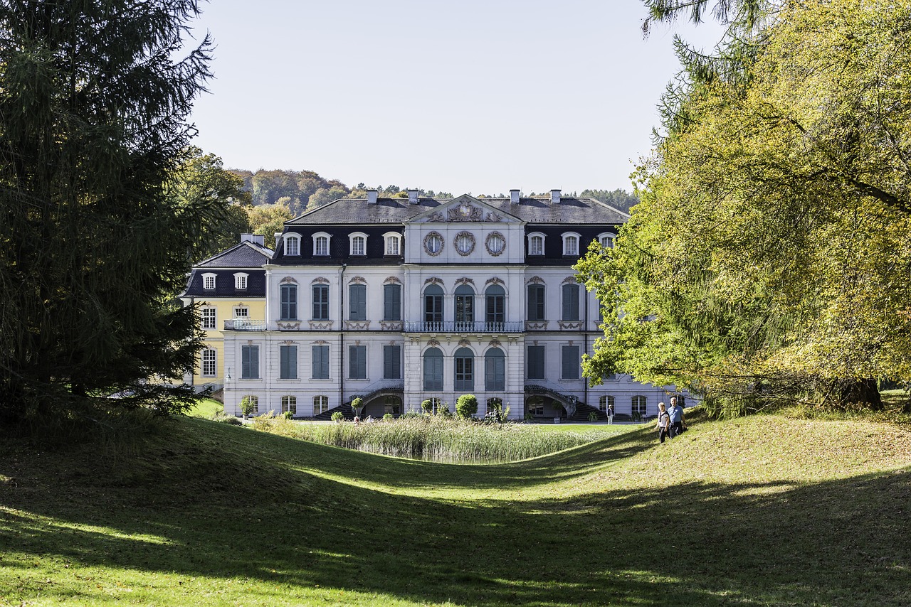 castle wilhelmsthal garden free photo